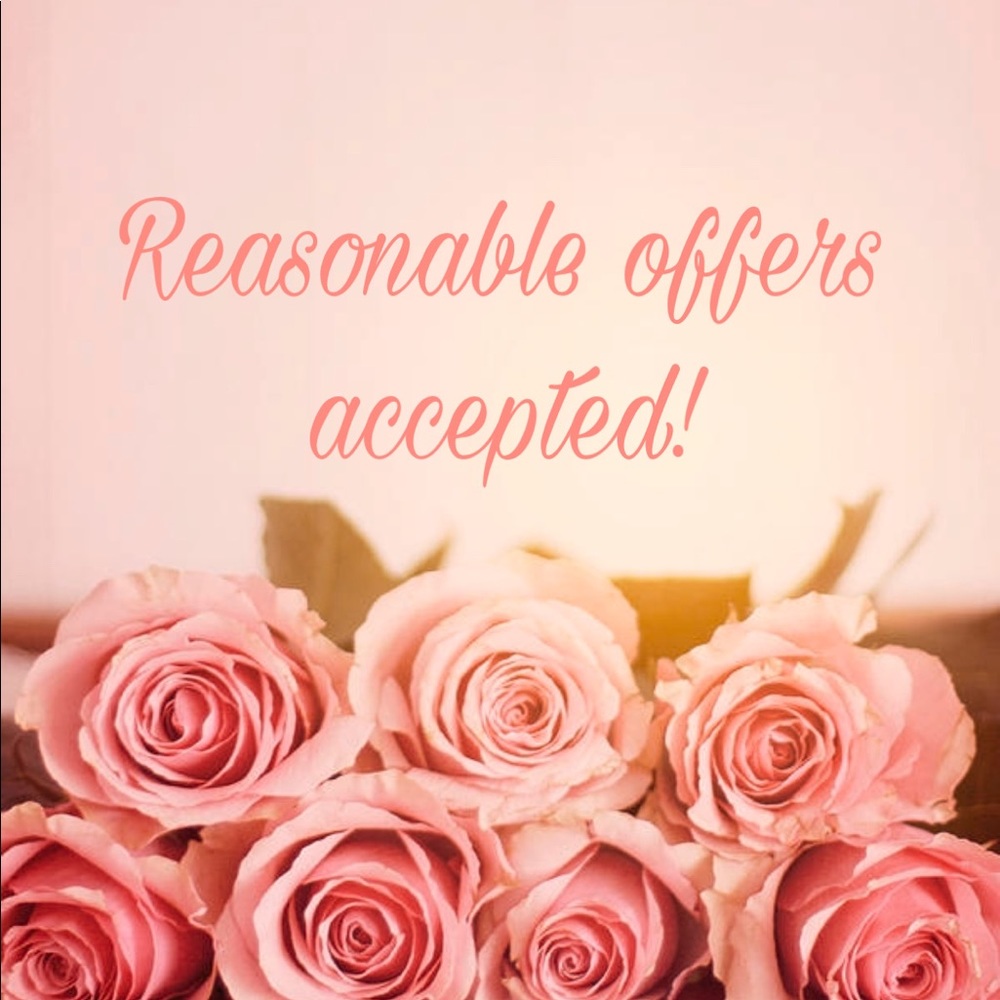 Reasonable offers accepted!